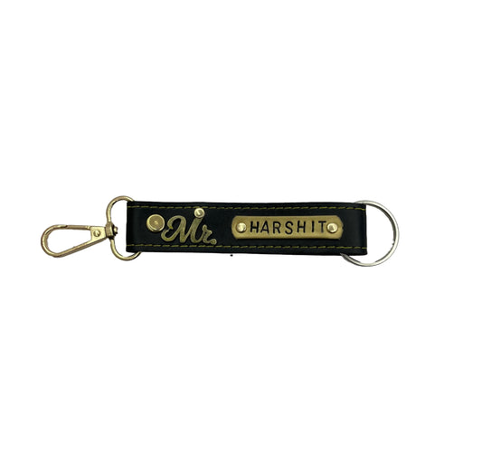 Personalized Keychain - Black